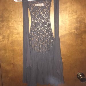 Decree Cardigan Vest with Detailed Back